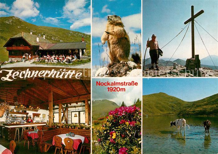 Innerkrems Krems Kaernten Zechnerhuette Nockalmstrasse Gipfelkreuz