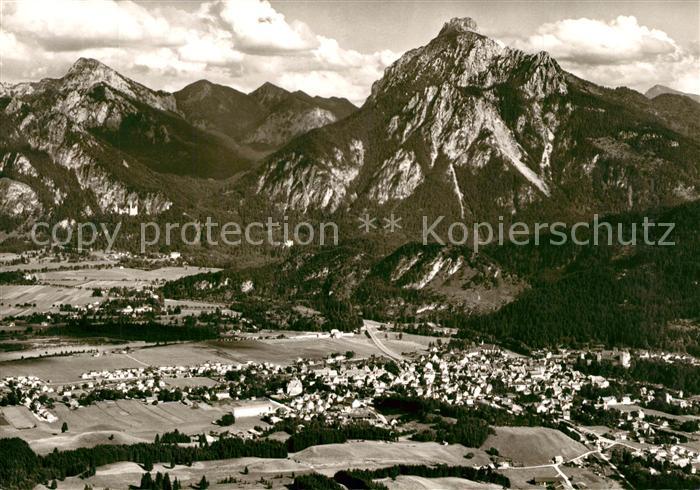 Fuessen Allgaeu Fliegeraufnahme