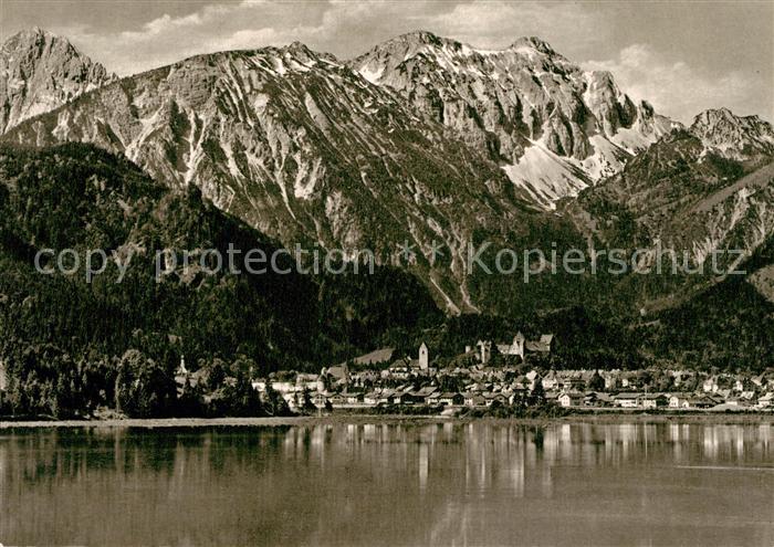 Fuessen Allgaeu Forggensee Koellespitze Schlicke Vilser Kegel