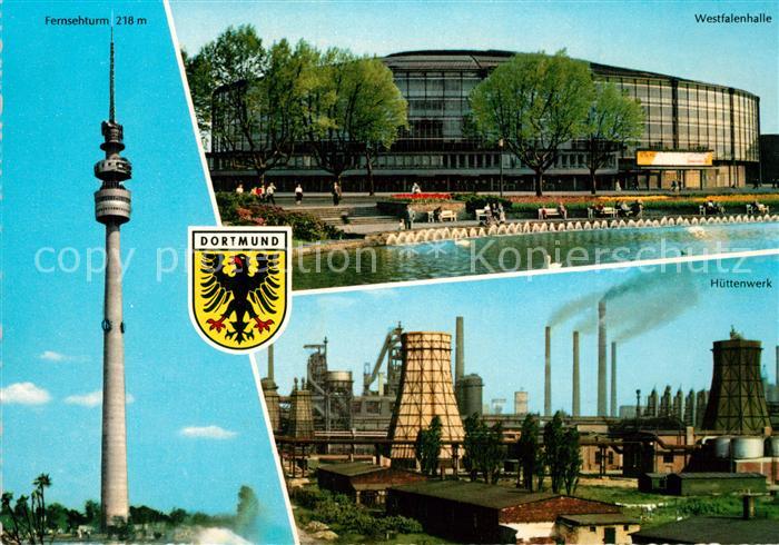 Dortmund Fernsehturm Westfalenhalle Huettenwerk