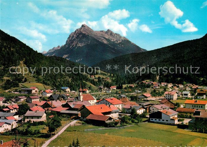 Scharnitz Panorama Hoher Gleirsch
