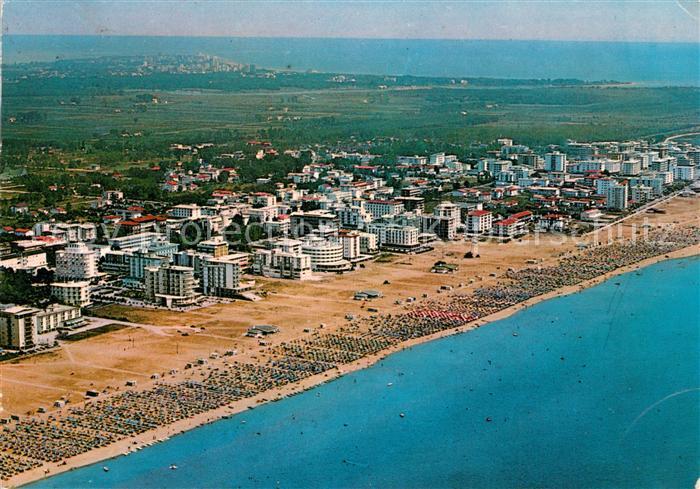 Lido di Bibione Fliegeraufnahme Strand