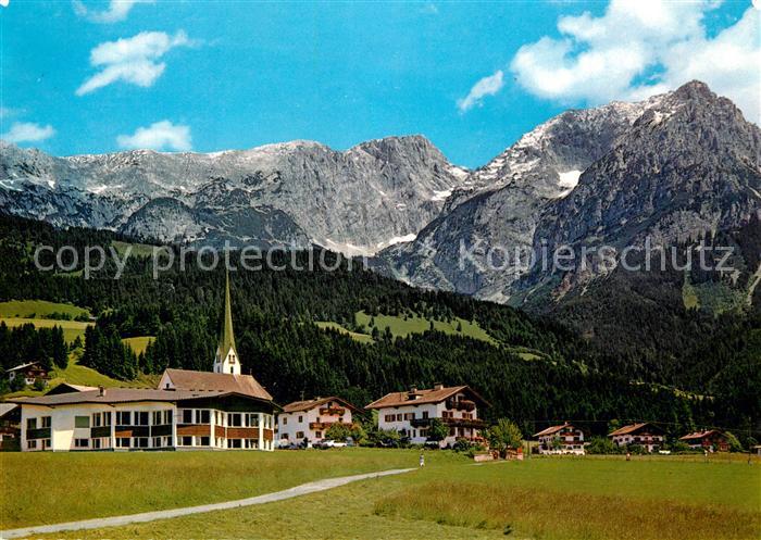 Scheffau Wilden Kaiser Panorama Kirche