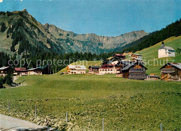 Baad Mittelberg Kleinwalsertal Panorama