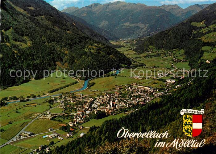 Obervellach Kaernten Fliegeraufnahme