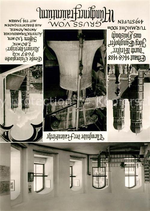 Muenchen Frauenturm Turmstube Frauenkirche Grosse Salveglocke