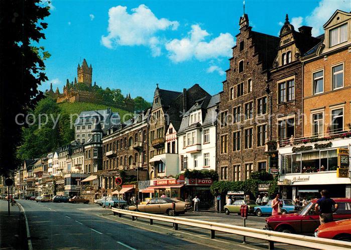 Cochem Mosel Moselpromenade Burg Cochem