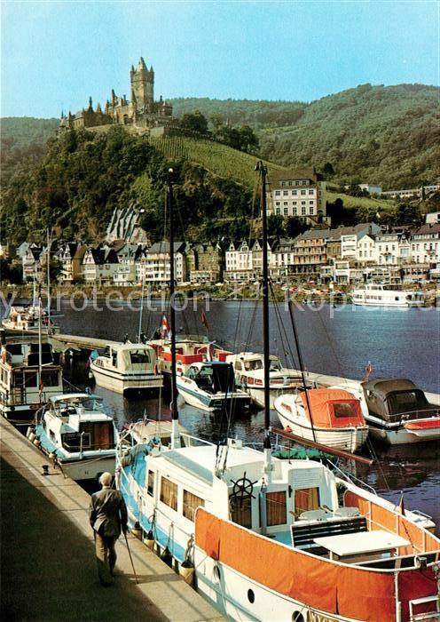 Cochem Mosel Bootshafen Burg