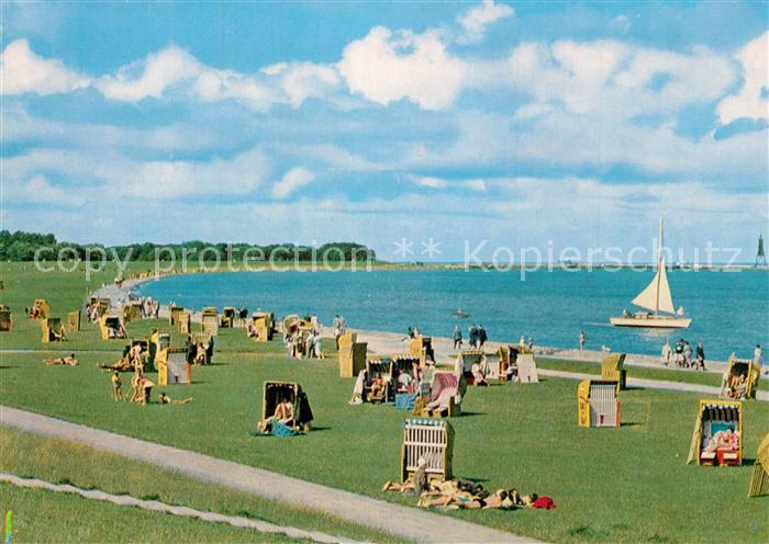 Cuxhaven Nordseebad Doeser Seedeich Grimmershoernbucht