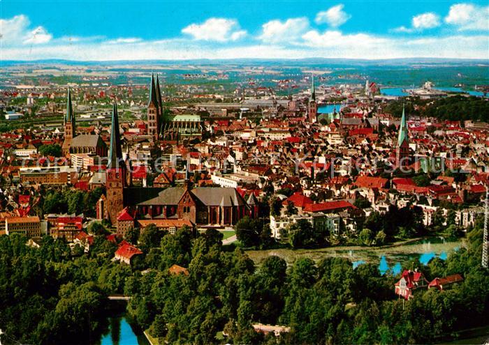 Luebeck Fliegeraufnahme