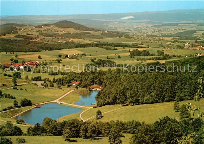 Rhoen Region Blick von Wasserkuppe Eube Guckaisee Poppenhausen Ebersburg