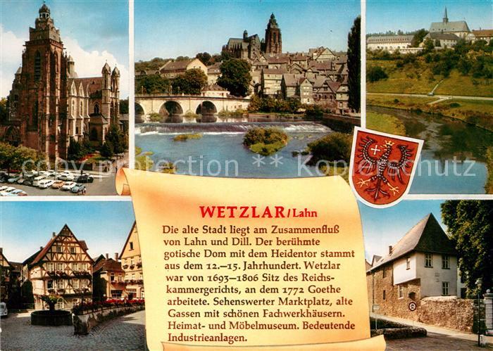 Wetzlar Dom Heidentor Marktplatz Fachwerkhaeuser