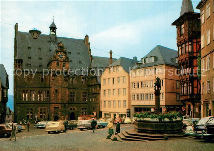 Marburg Lahn Marktplatz Rathaus