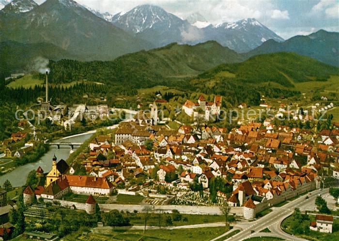 Fuessen Allgaeu Fliegeraufnahme