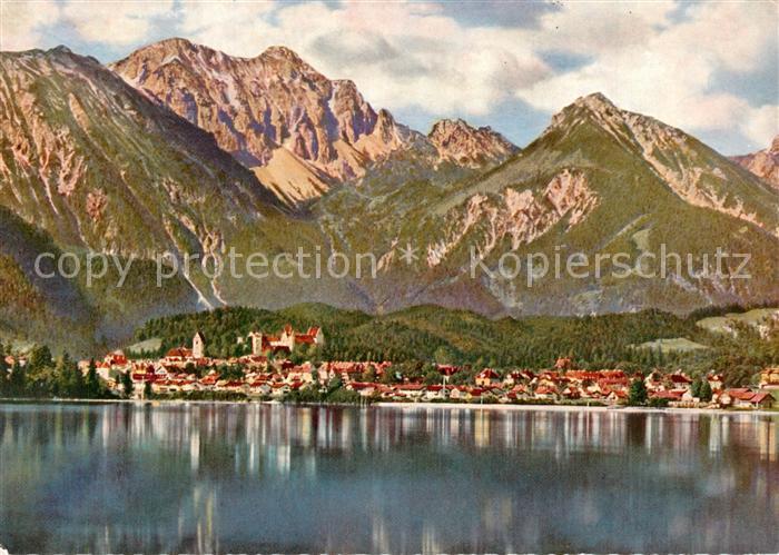 Fuessen Allgaeu Panorama