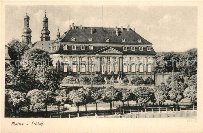 Mainz Rhein Schloss