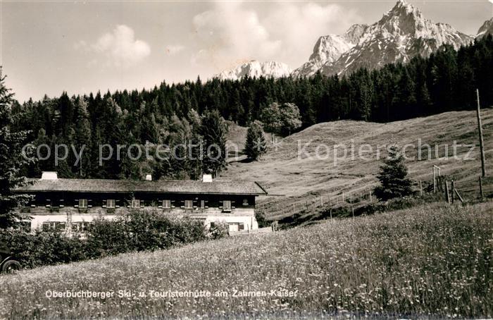 Kufstein Tirol Oberbuchberger Ski und Touristenhuette am Zahmen Kaiser