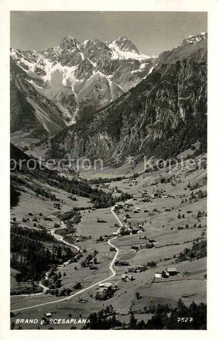 Brand Bludenz Fliegeraufnahme gegen Scesaplan