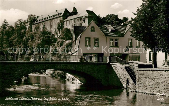 Schleiden Eifel Olefbruecke und Schloss