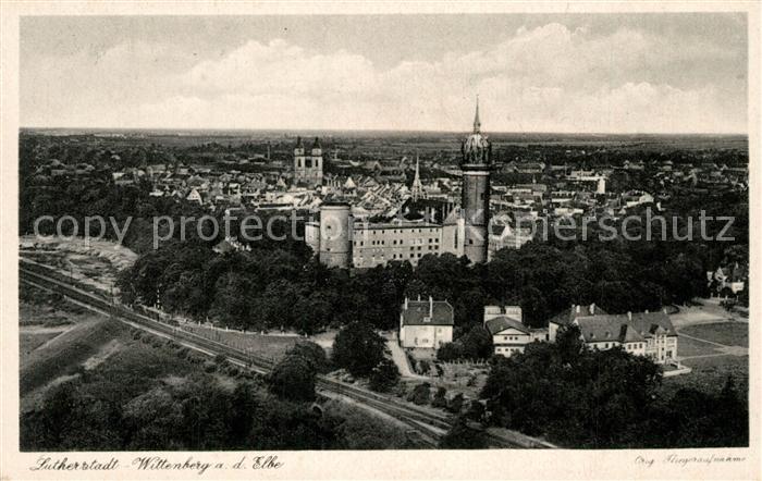 Wittenberg Lutherstadt Fliegeraufnahme