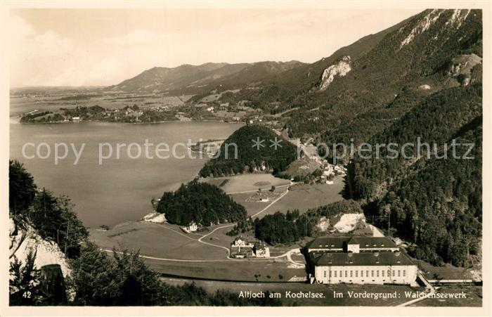 Altjoch Fliegeraufnahme Kochelsee Walchenseewerk
