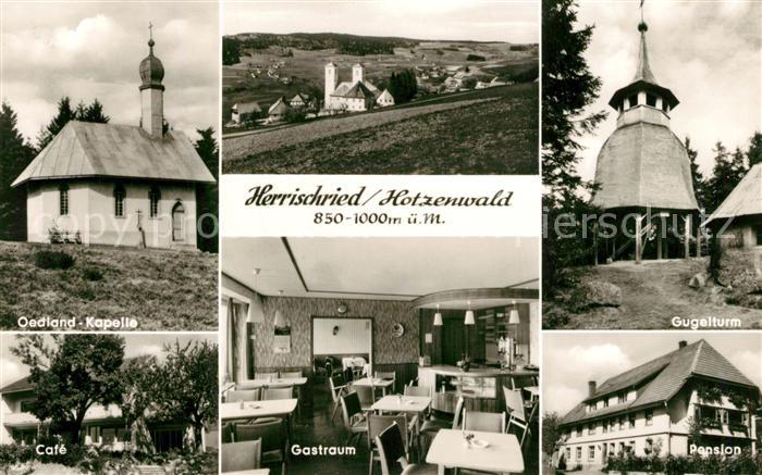Herrischried Oedland Kapelle Gugelturm Pension Gastraum Cafe Zumkeller