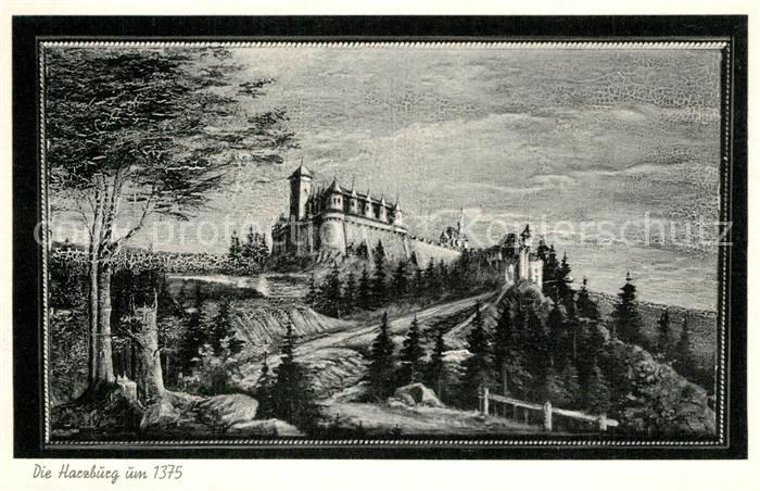 Bad Harzburg Harzburg Stich von 1375