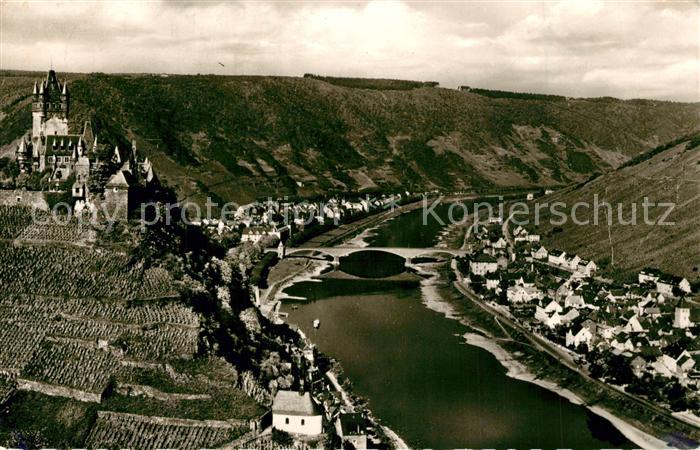 Cochem Mosel Moselpartie Fliegeraufnahme