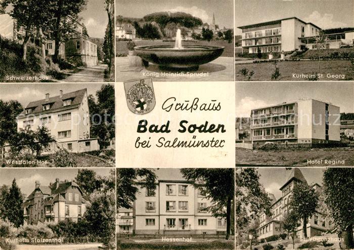 Bad Soden-Salmuenster Schweizerhaus Westfalen-Hof Kurheim-Stolzenthal Hessenhof