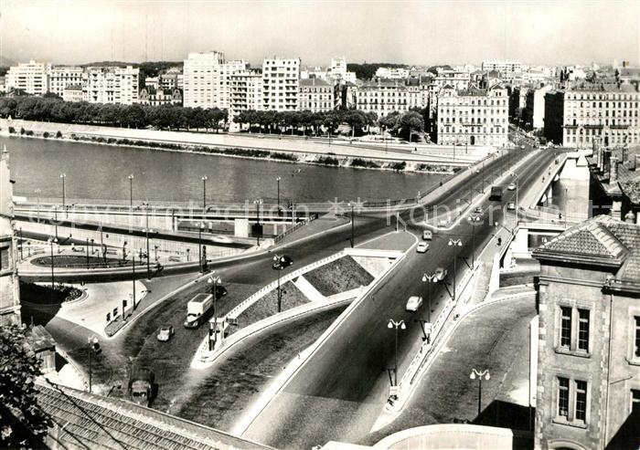 Lyon France Pont de Lattre de Tassigny