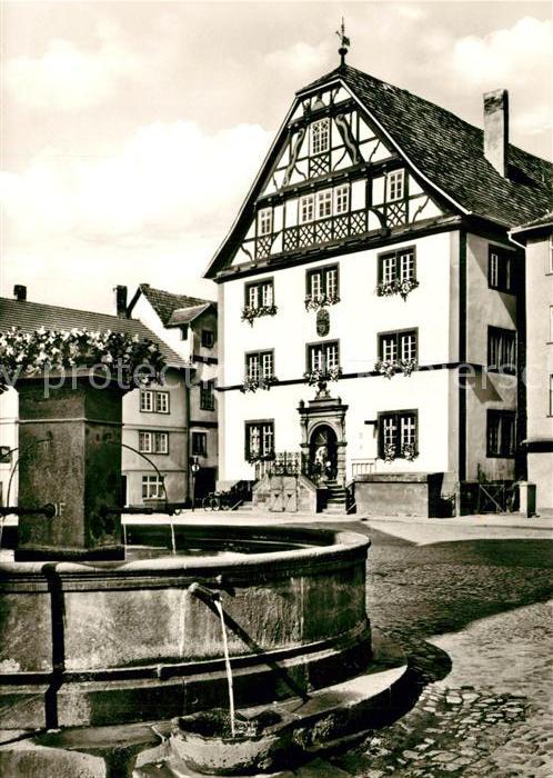 Rotenburg Fulda Rathaus mit Kump Brunnen