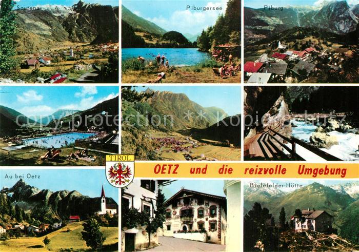 Oetz Piburgersee Au Bielefelder-Huette Piburg Piburgersee