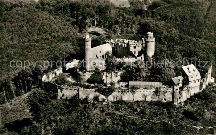 Auerbach Bergstrasse Fliegeraufnahme Burgrestaurant Auerbacher Schloss