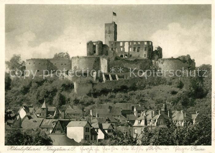 Koenigstein Taunus mit Festung