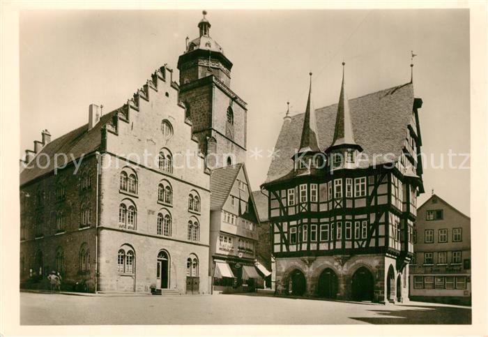 Alsfeld Marktplatz Weinhaus Walpurgiskirche Rathaus
