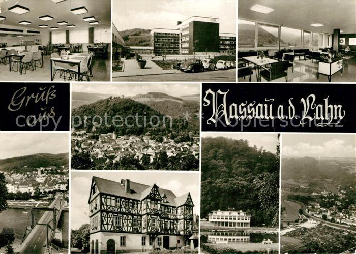 Nassau Lahn Fliegeraufnahme Fachwerk Bruecke