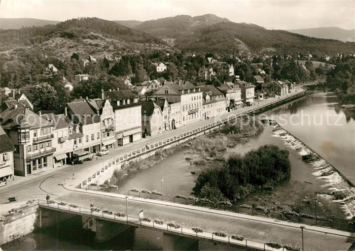 Gernsbach Fliegeraufnahme Brueckenpartie Murgtal