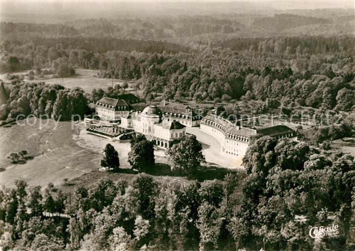 Stuttgart Fliegeraufnahme Schwerbeschaedigtenheim Schloss-Solitude