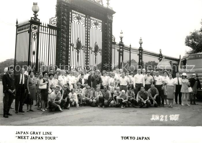 Tokyo Japan Gray Line Gruppenfoto