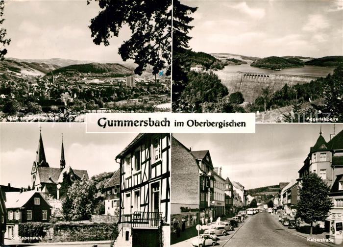 Gummersbach Aggertalsperre Kaiserstrasse Gummersbach Schoeppenstuhl