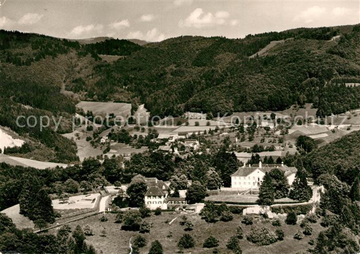 Badenweiler Fliegeraufnahme Schloss Buergeln