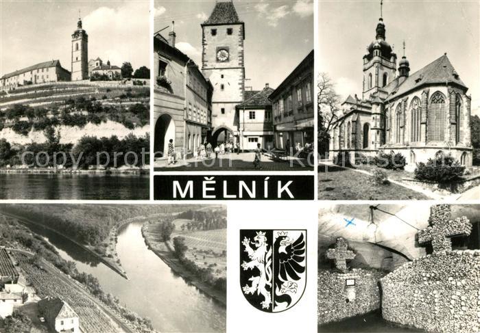 Melnik Tschechien Zamek Kirche Stadttor