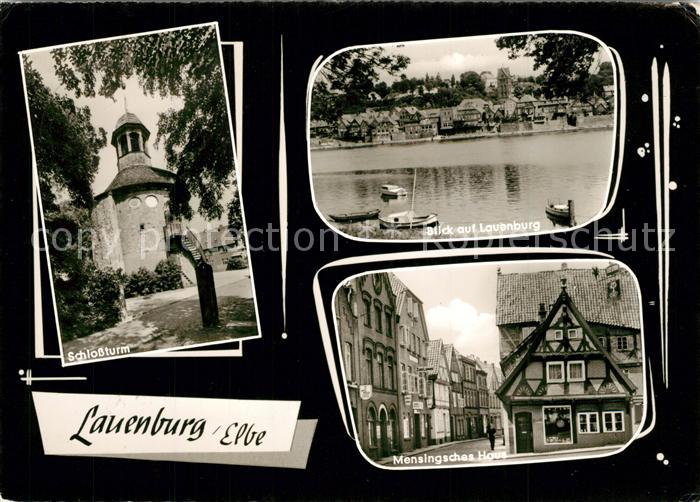 Lauenburg Elbe Schlossturm Mensingsches Haus