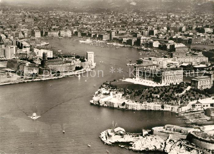 Marseille Bouches-du-Rhone Fliegeraufnahme Pharo des Forts Saint J