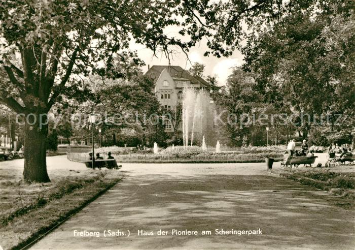 Freiberg Sachsen Haus der Pioniere am Scheringerpark