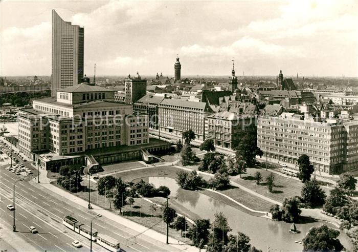 LEIPZIG Sachsen Oper Hochhaeuser Karl-Marx-Universitaet