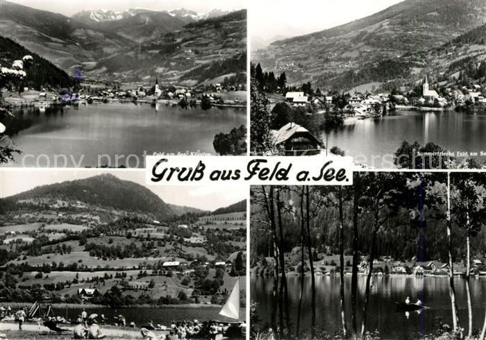 Feld See Fliegeraufnahme Seepartien