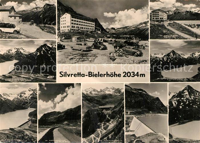 Bielerhoehe Silvrette Fliegeraufnahme Staumaur