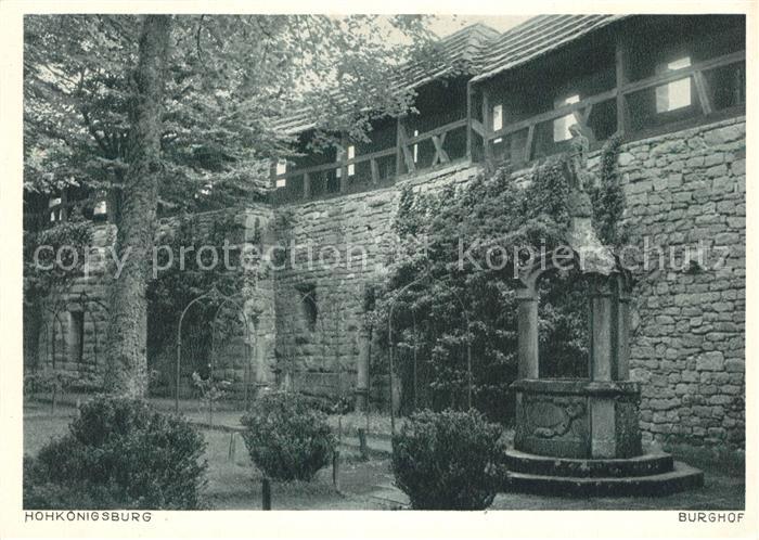 Hohkoenigsburg Haut-Koenigsbourg Burghof