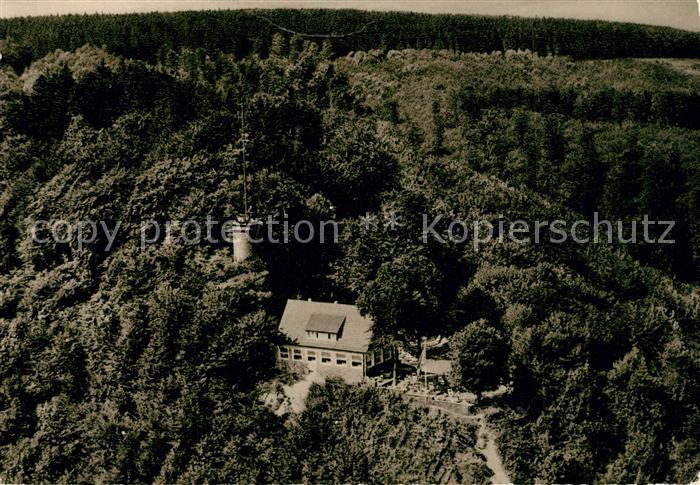 Bad Driburg Iburgplateau mit Sachsenklause Fliegeraufnahme